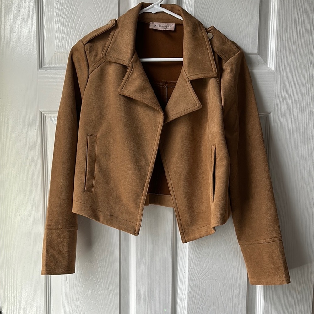 Brown Suede Women's Jacket